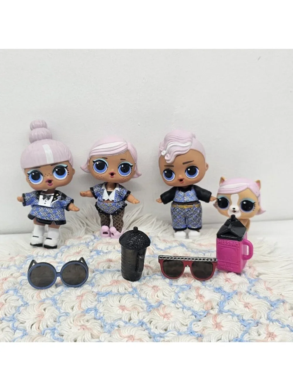 LOL Surprise! Uptown Family Dolls Pets Lot Bundle Limited Edition!